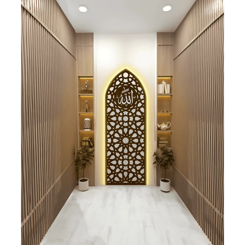 Hiasan Dinding Mihrab Mushola Kubah | Ali