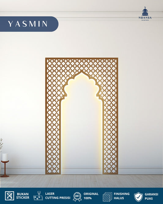 Hiasan Dinding Mihrab Mushola | Yasmin